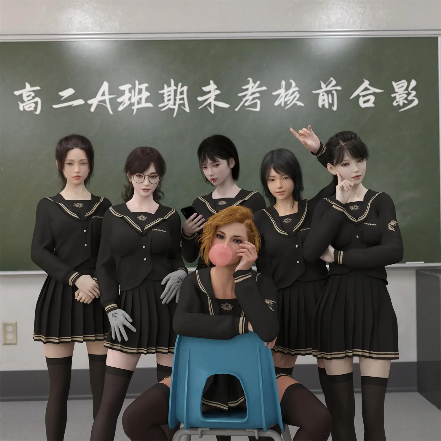 [3D全彩] 从零开始的武装JK大冒险01-02 [353.4MB]-漫画客