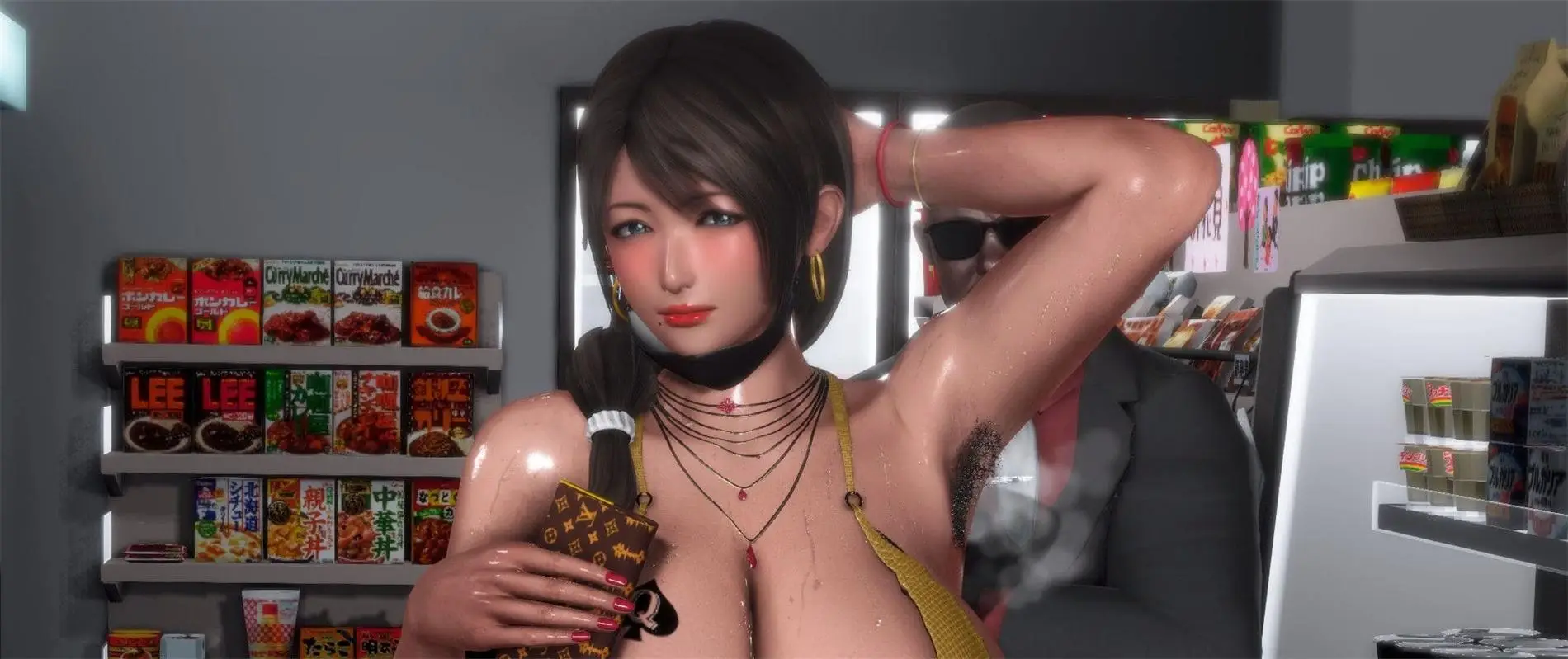 [3D全彩] 人妻露出摄影_雪江+小爱的肉腿写真集 [234P-249MB]-漫画客