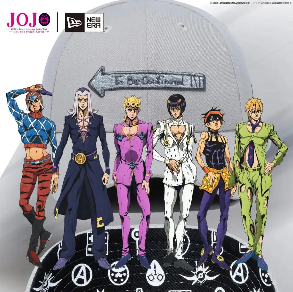 New Era携手《JoJo的奇妙冒险 黄金之风》推出联名帽款-漫画客