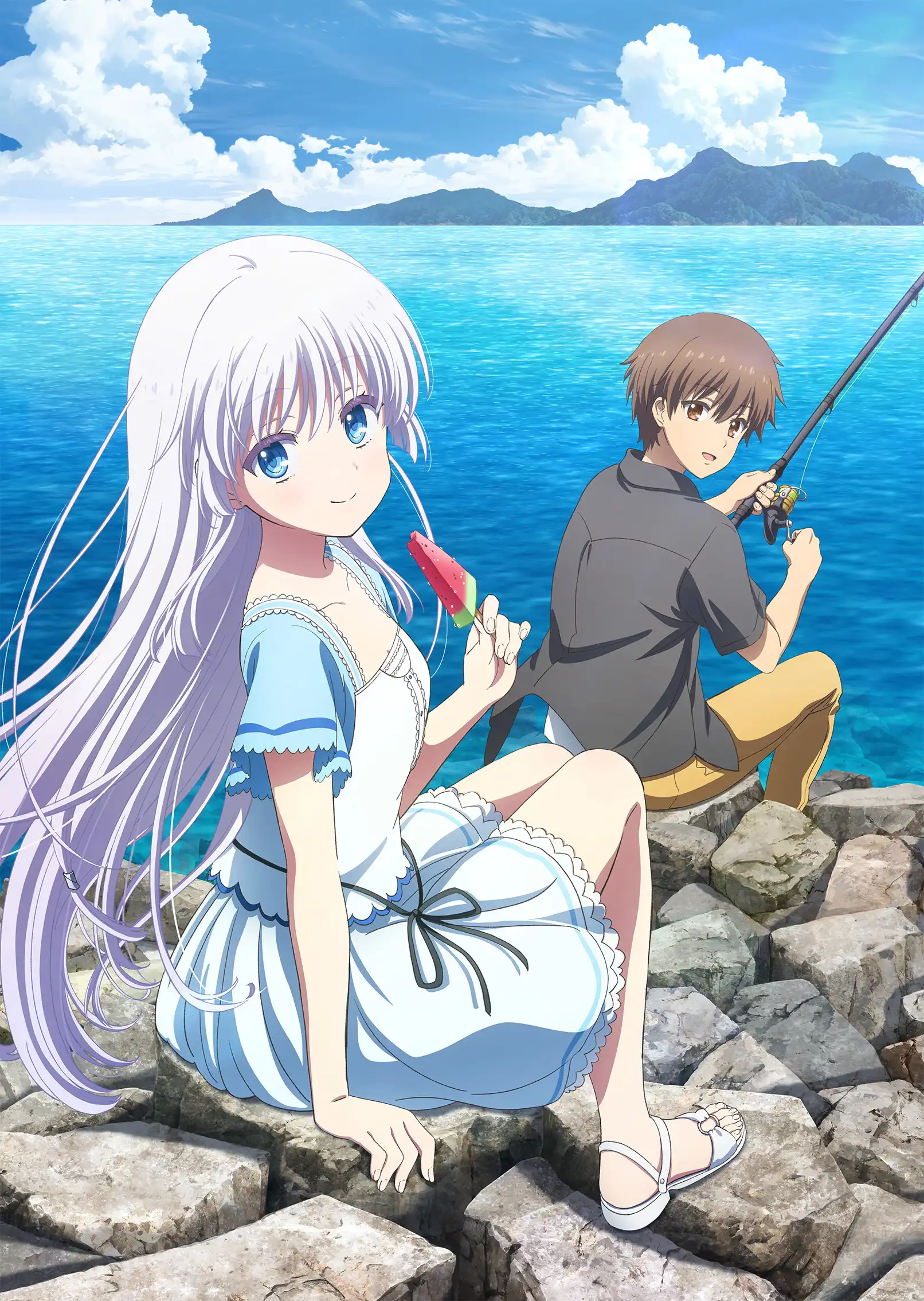 TV动画《Summer Pockets》新篇章“鸣濑白羽”视觉图公开-漫画客