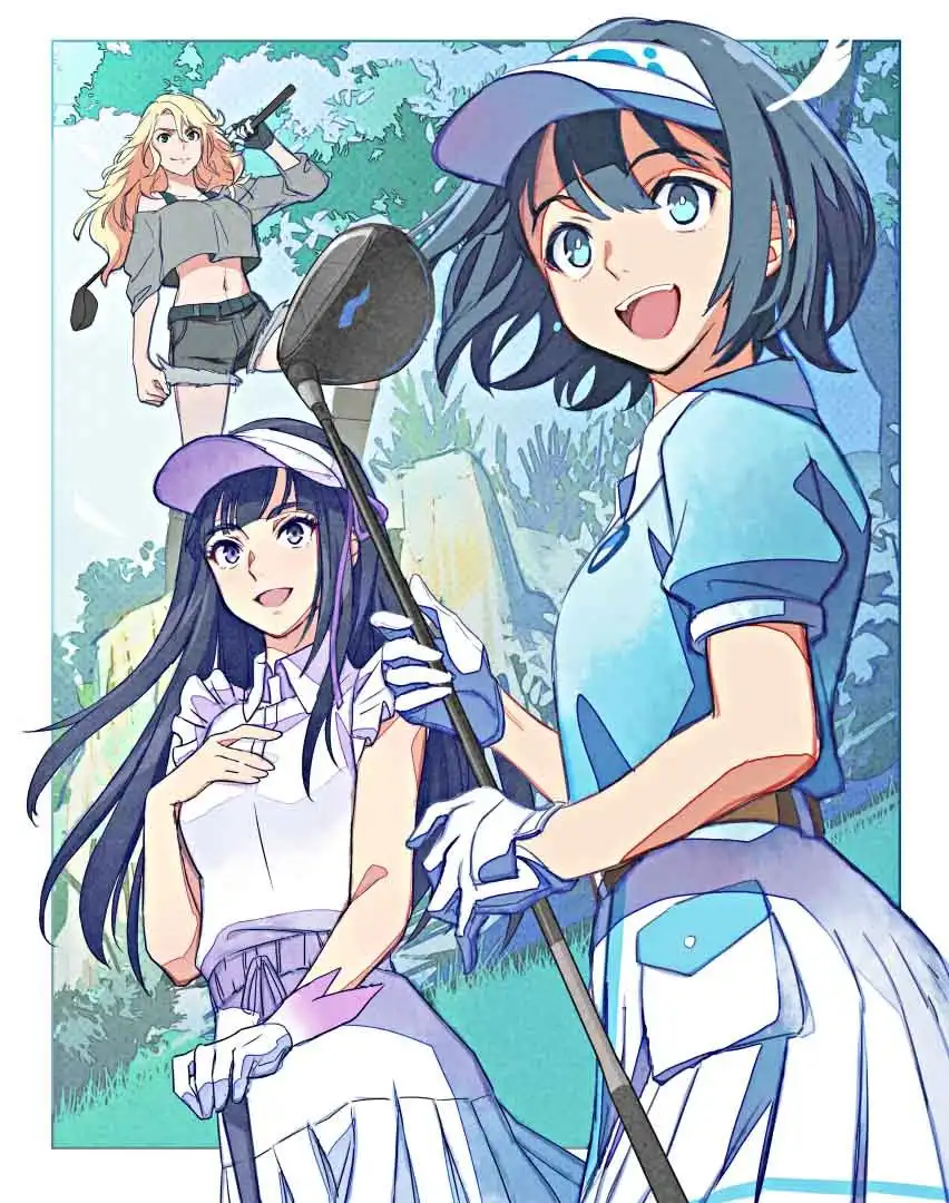 TV动画《一杆青空》将于1月4日开播 联动插图公开-漫画客